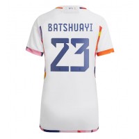 Belgicko Michy Batshuayi #23 Vonkajší Ženy futbalový dres MS 2022 Krátky Rukáv